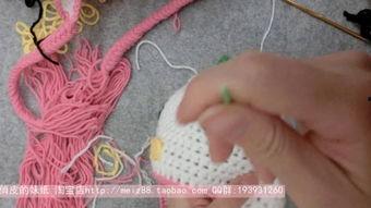 勾织成人帽子的视频