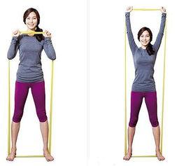 成人弹力带拉伸视频