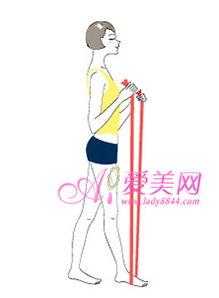 成人弹力带拉伸视频